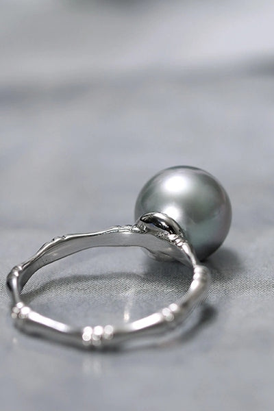 Black-Round-Tahitian-Pearl-Ring-with-18K-White-Gold-Wedding-Anniversary-Gifts