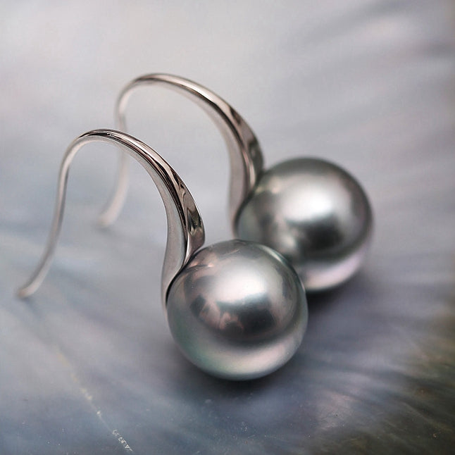 White-Gold-Black-South-Sea-Cultured-Tahitian-Pearl-Hook-Earrings-Mother-Of-Pearl