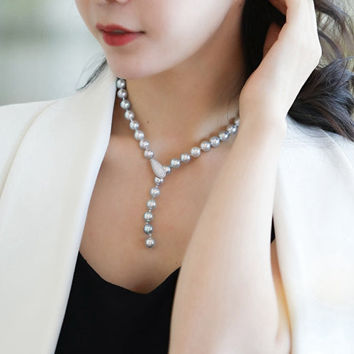 Aretes Minigram Pearls S00 - Mujer - Bisutería