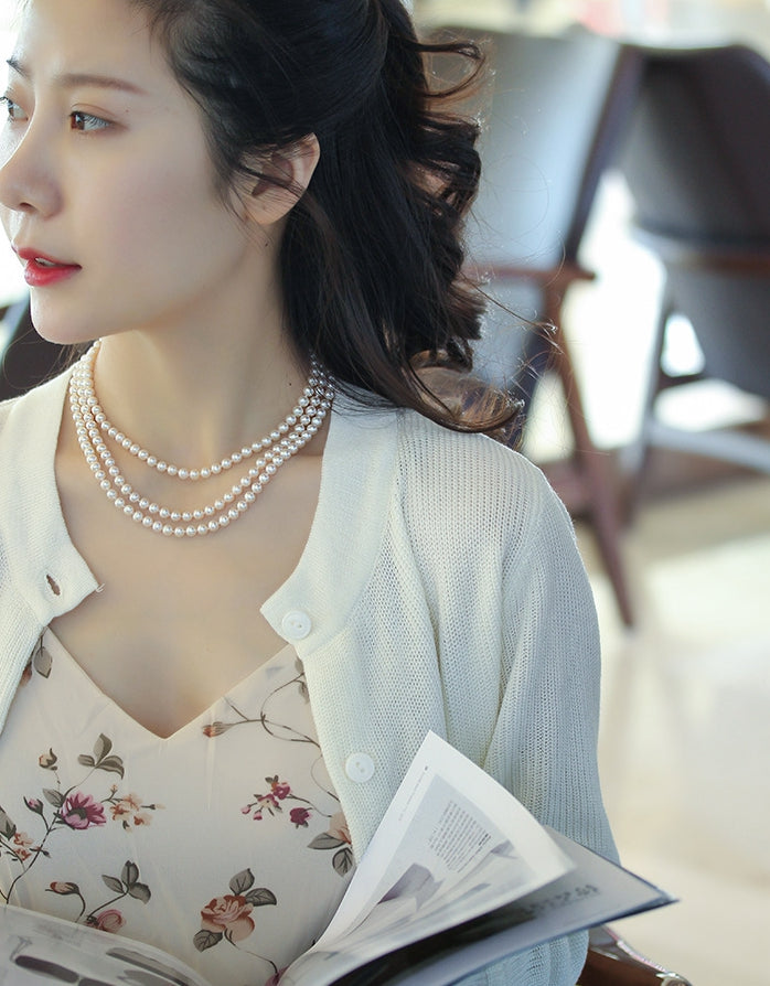 Long-Freshwater-White-Pearl-Necklaces-For-Women-Multi-Strands