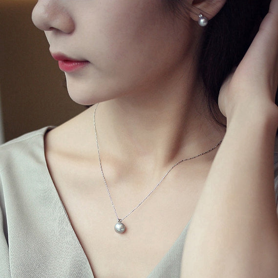 Grey-Japanese-AAAAA-Akoya-Cultured-Pearl-Earrings-Necklace-Sets-For-Women 
