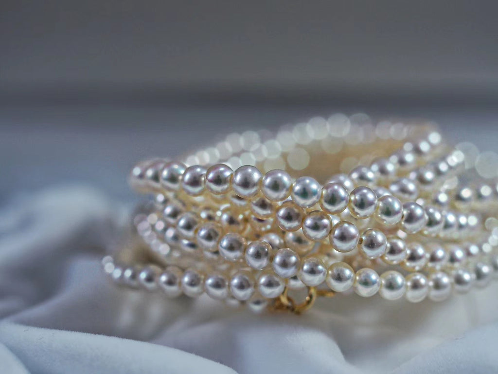 beautiful pearl bracelet set of 3 for girls