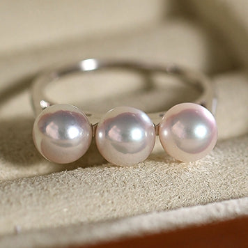 White-Japanese-Akoya-Cultured-Pearl-Ring-For-Women