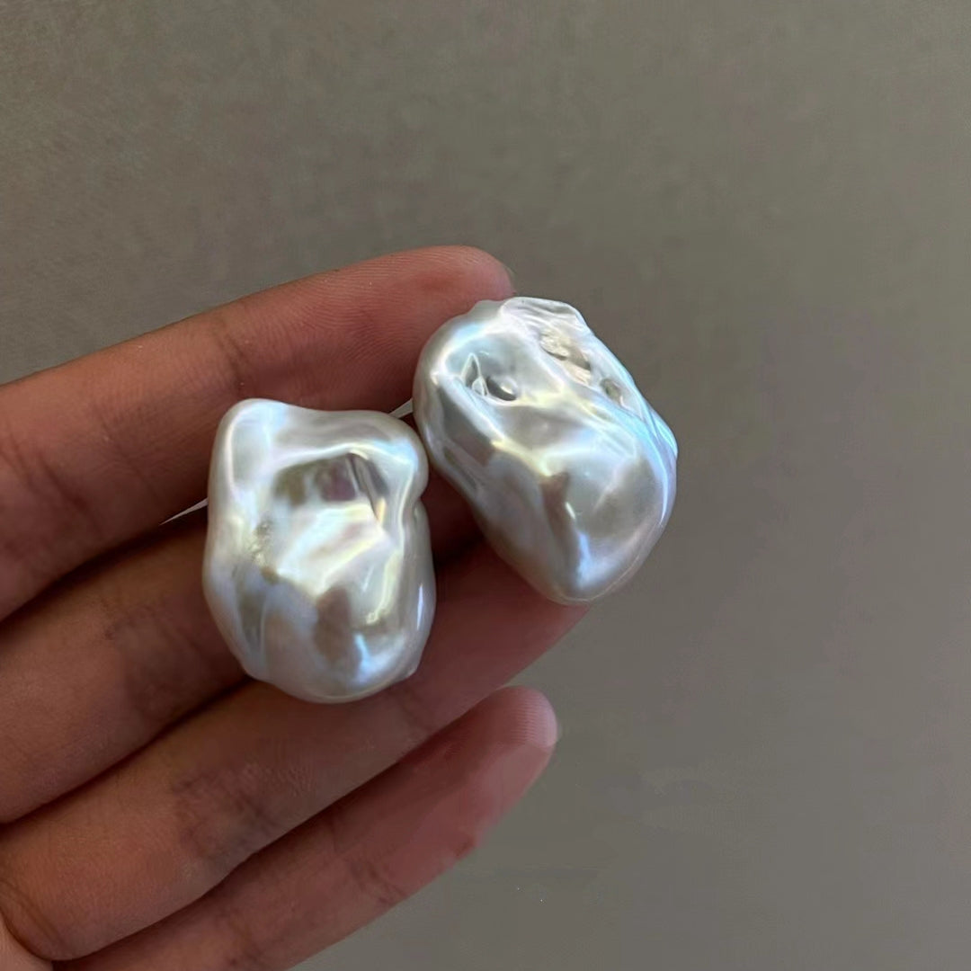 11-18mm-Extra-Large-Hole-Baroque-Freshwater-Cultured-White-Pearl-Stud-Earrings 