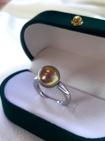 Real-Green-Simple-Pearl-Ring-For-Anniversary-With-Gold