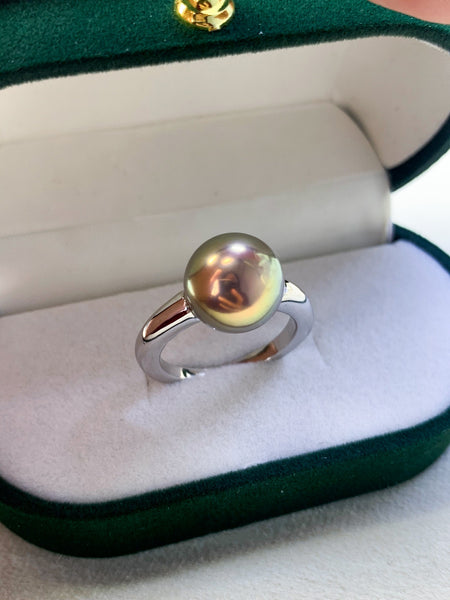 Single-Pearl-Engagement-Band-Rings-Green